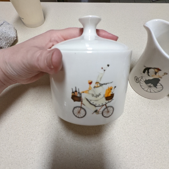 Cream and sugar set - Picture 3 of 8